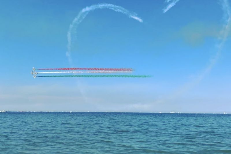 Frecce Tricolori a Punta Marina